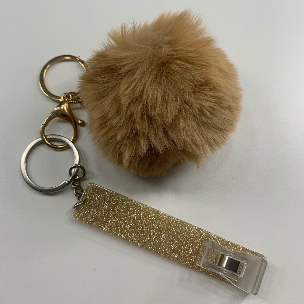 Credit Card Grabber With Pom Pom